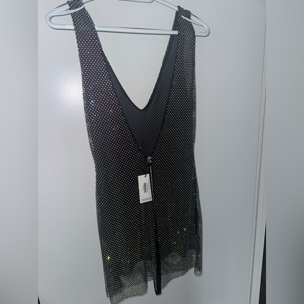 NWT SLA The Label Diamanté Dress